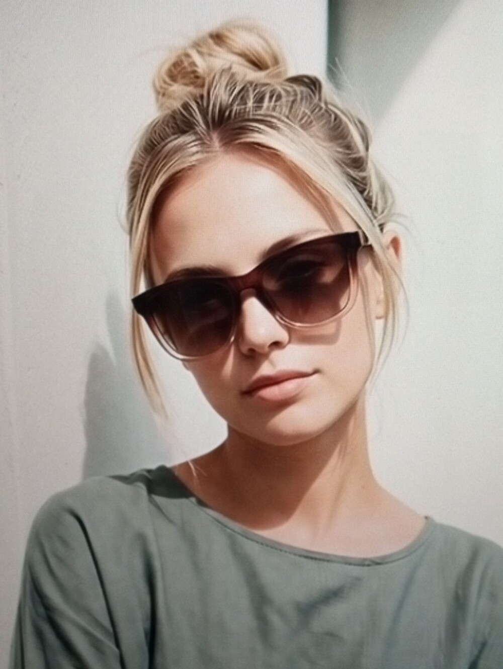 MeetSun Women's Gradient Brown Sunglasses - Stylish UV Protection Style T3332 C9
